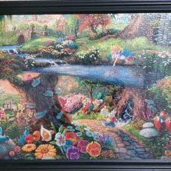Disney Framed  Puzzle Memorabilia 
