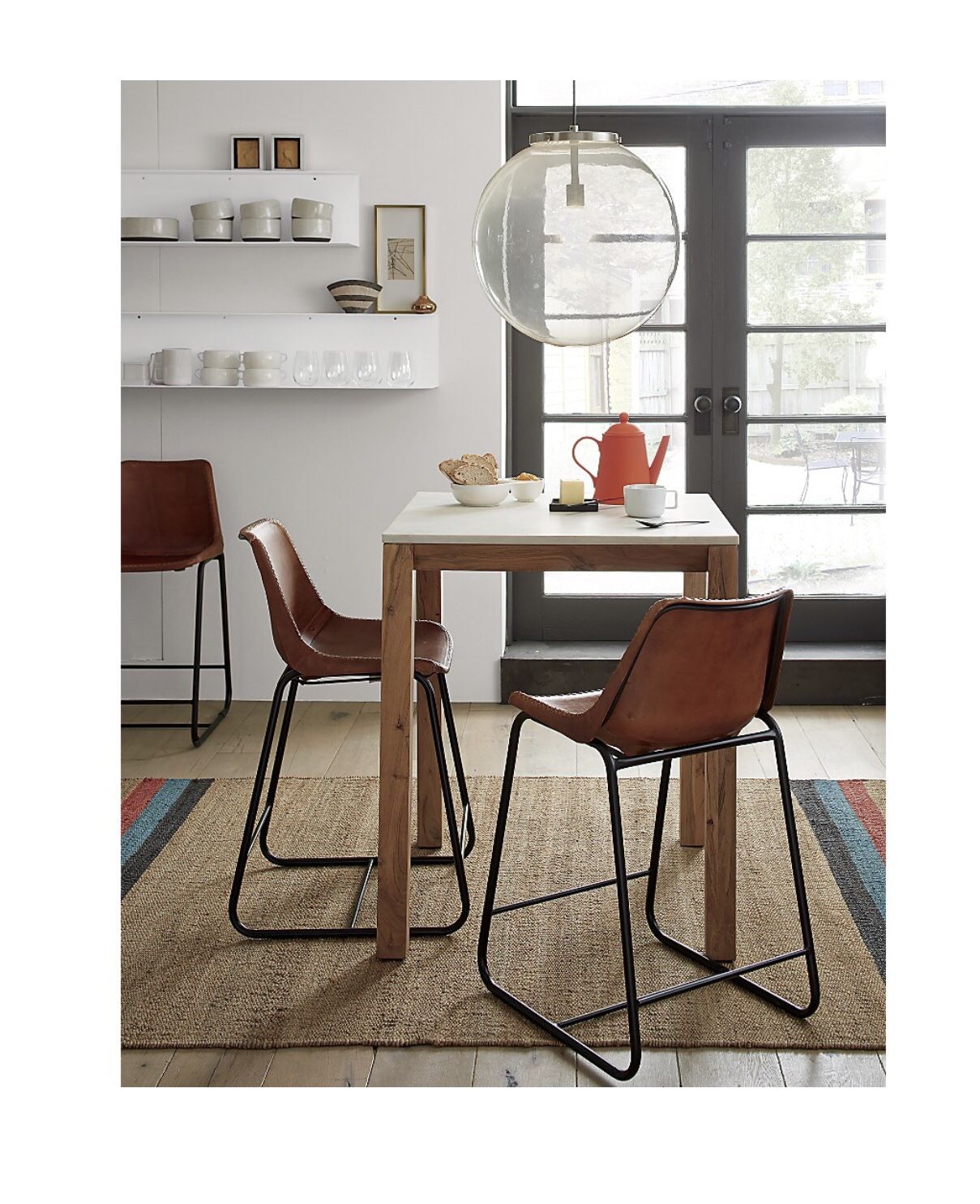 Cb2 palate marble counter table new arrivals