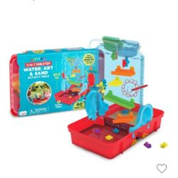 Chuckle & Roar Tabletop 3-in-1 Water Table Sand Art Easel