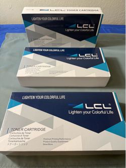 LCL Toner Cartridge Set for Samsung CLT-406S (Black, Cyan, Magenta) New Sealed
