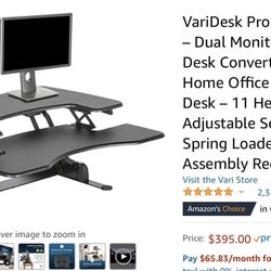 Vari Desk Standing Desk Converter With Articulating Arm