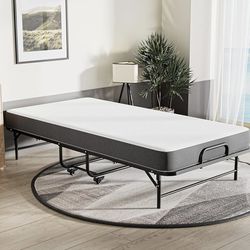 cama plegable con colchon, 75" *31", cama plegable portátil para adultos!