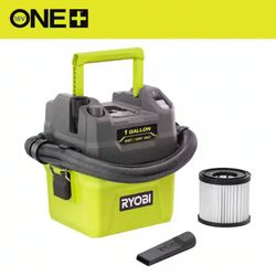 NEW Ryobi ONE+ 18V Cordless 1 Gal. Wet/Dry Vacuum (Tool Only)