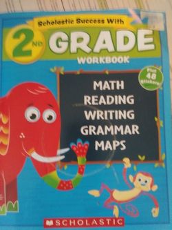 New 2nd grade kids work book. With stickers and fun activities!