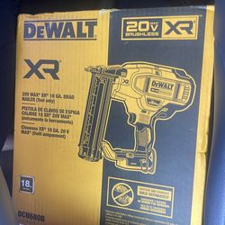 20v MAX XR 18 GA. Brad nailer (tool only)