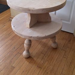Double Stacked End Table / Side Table