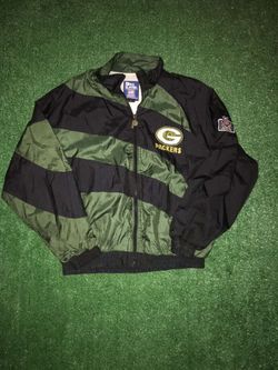 90s vintage Green Bay packers windbreaker