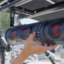 New Ecoxgear 26" Soundbar For Atv Utv Canam Polaris Waterproof Sandproof Led Lights 500 Watts SE26 Spundextreme