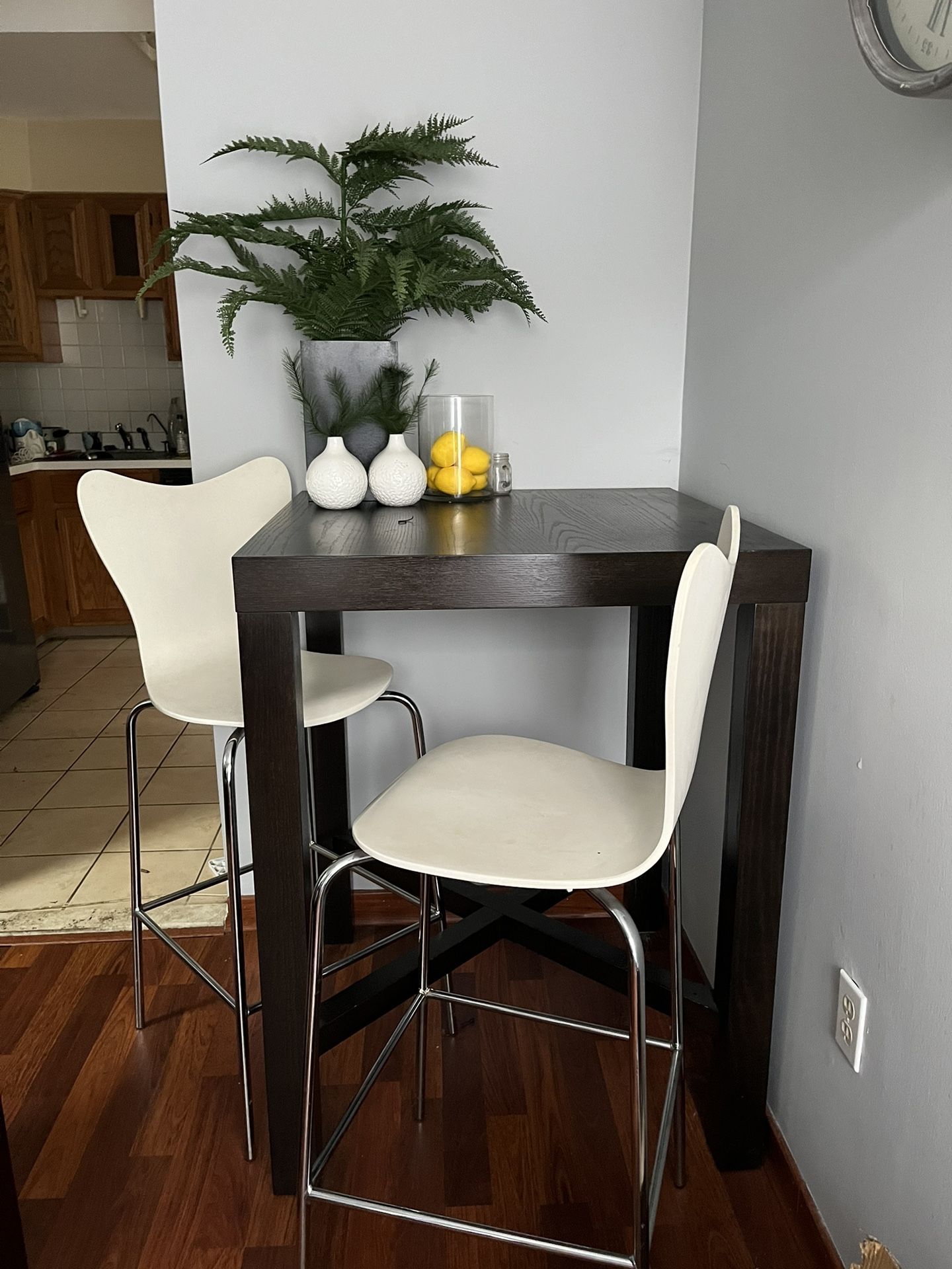High Table and 2 High Chairs (Dining/ Kitchen for 2)