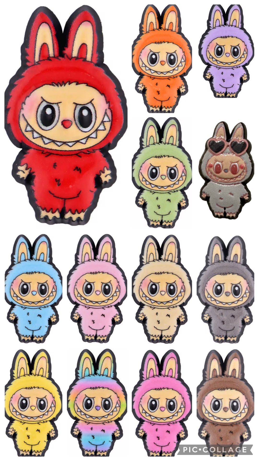 Labubu Croc Charms
