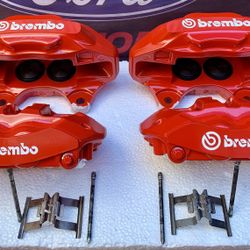 2011-2016 VOLKSWAGEN TOUAREG BREMBO CALIPERS SET FRONT & REAR 
