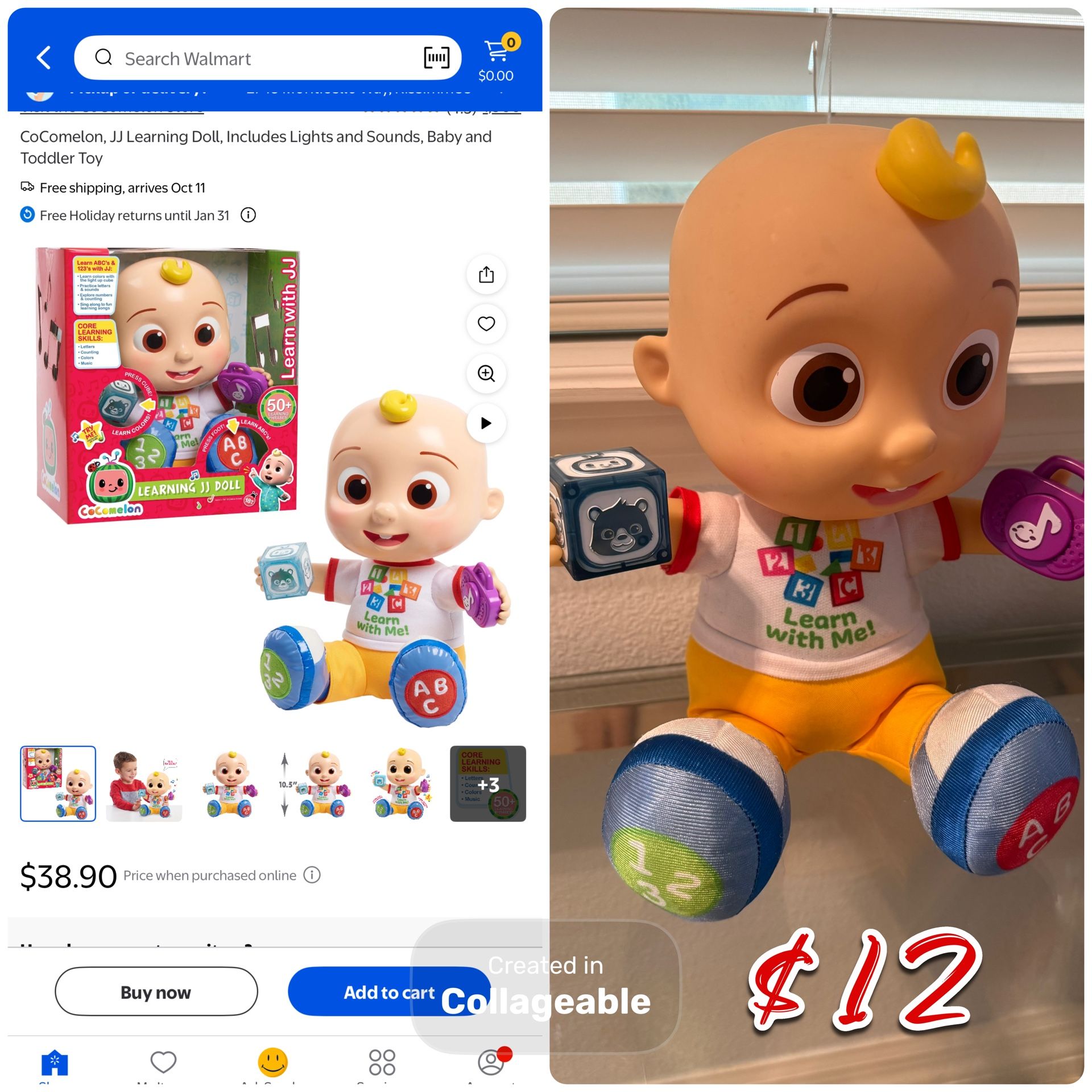 Cocomellon JJ Learning Doll