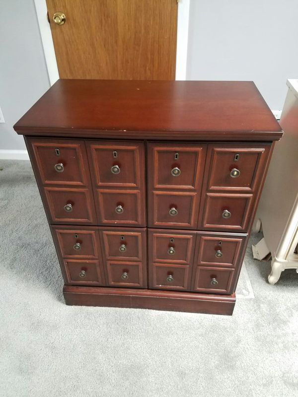 Bombay Company Solid Wood File Cabinet For Sale In Brentwood Ny