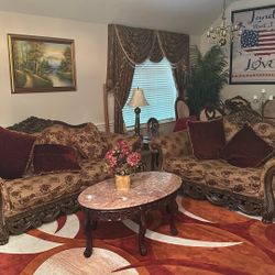Sofa Set with 2 Side Tables And Coffee Table