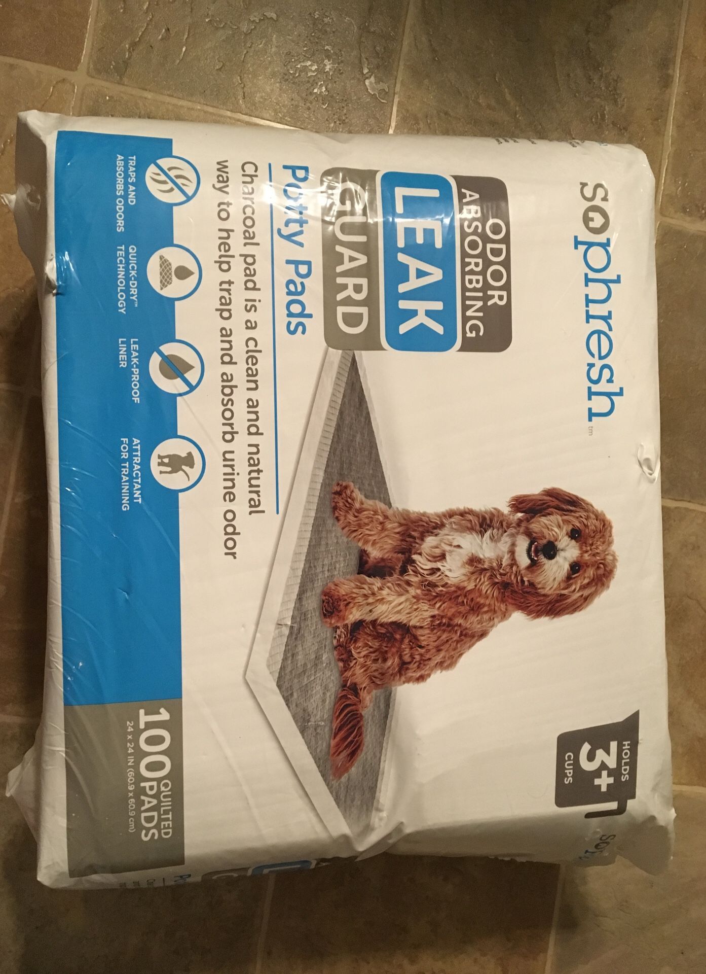 So Phresh Puppy Leak Guard Potty Pads 100 count