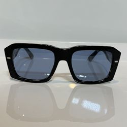 New Dolce & Gabbana 4430 Matte Havana Blue Tint Sunglasses 