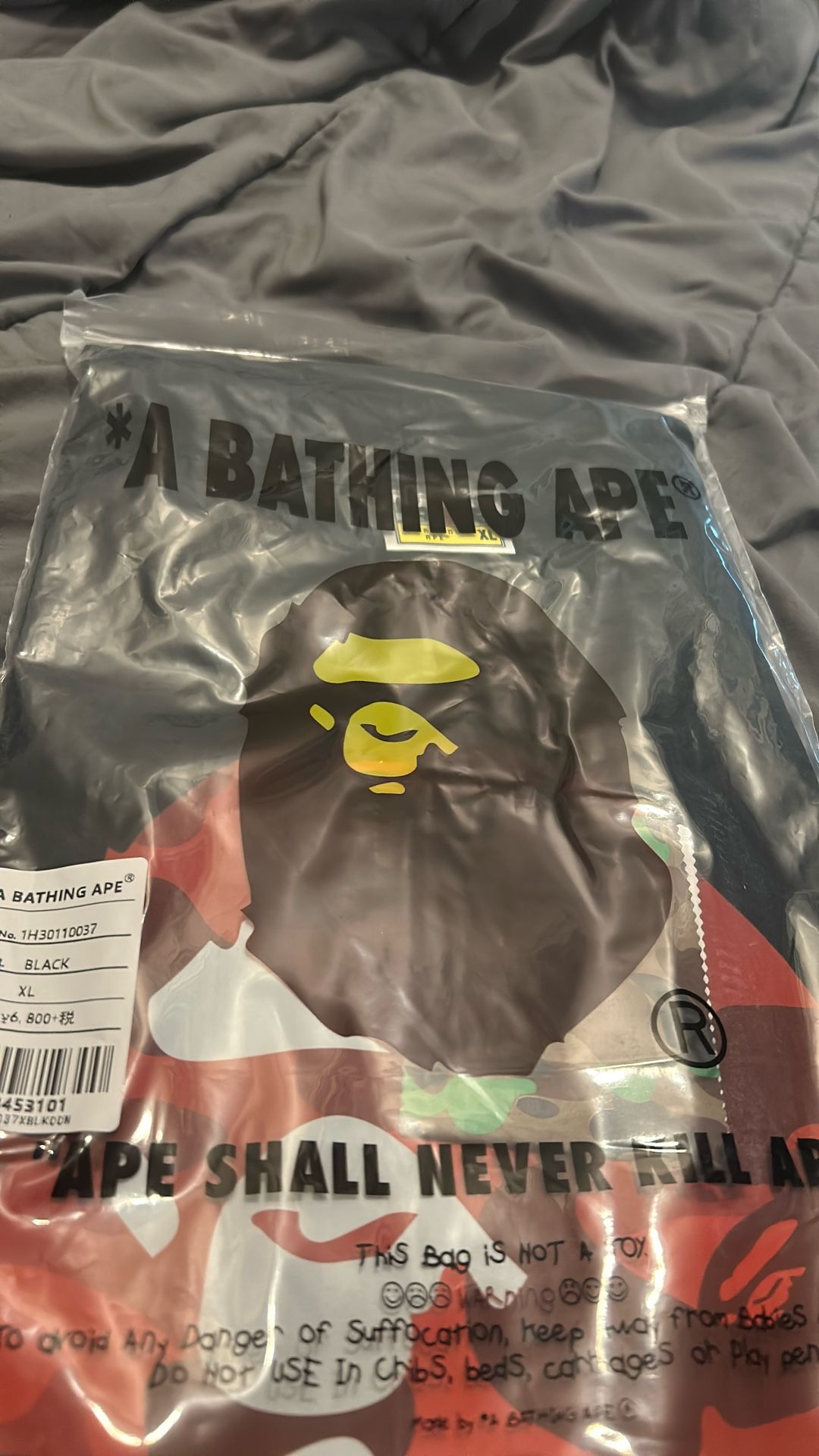 BAPE Color Camo By Bathing Tee 'Black/Red'
