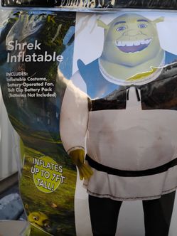 Inflatable Shrek costume