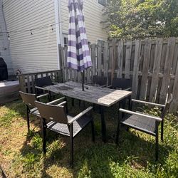  Picnic Table With 6 Chairs