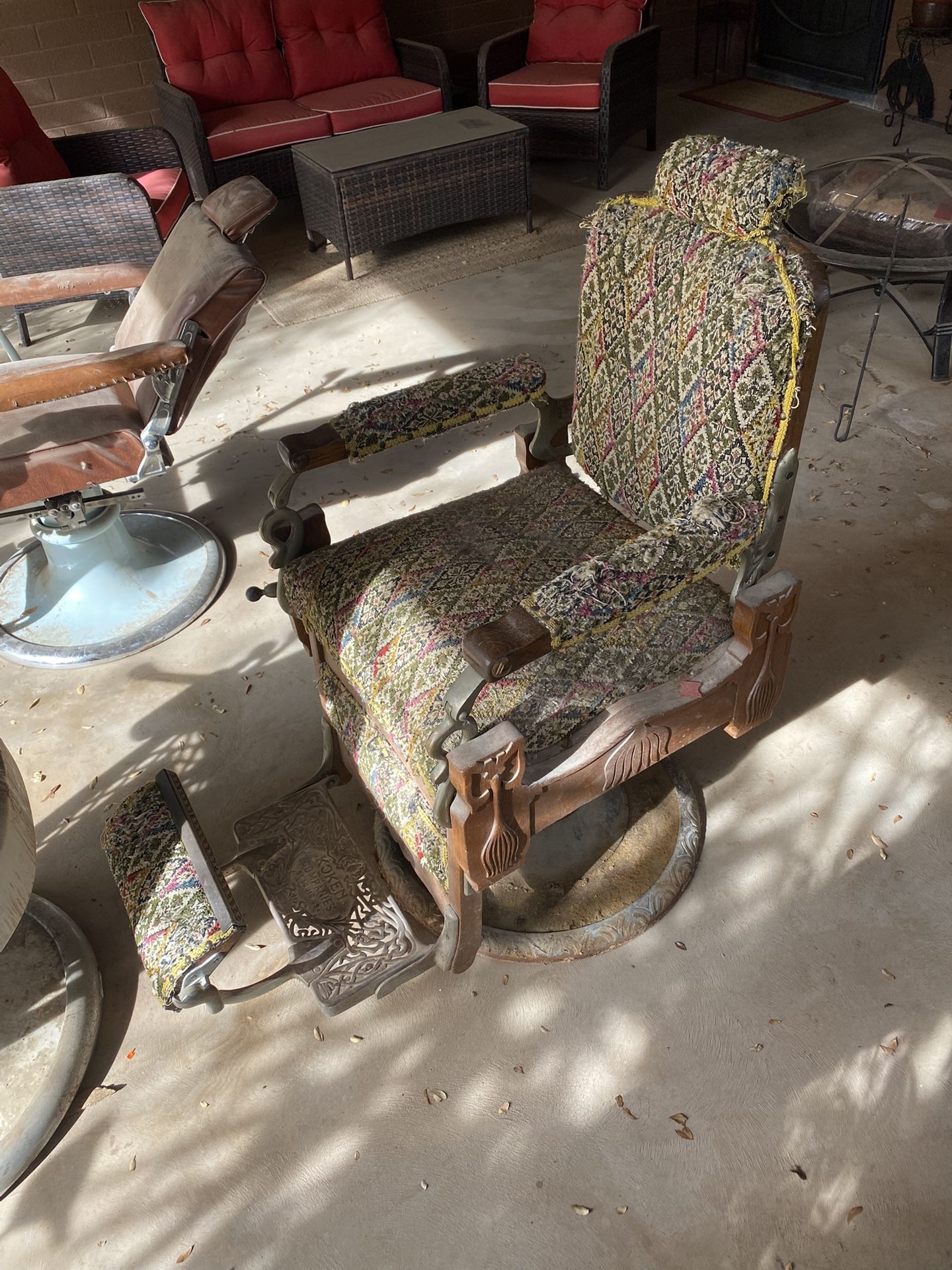 Vintage Koken Barber Chair (SH) MMP