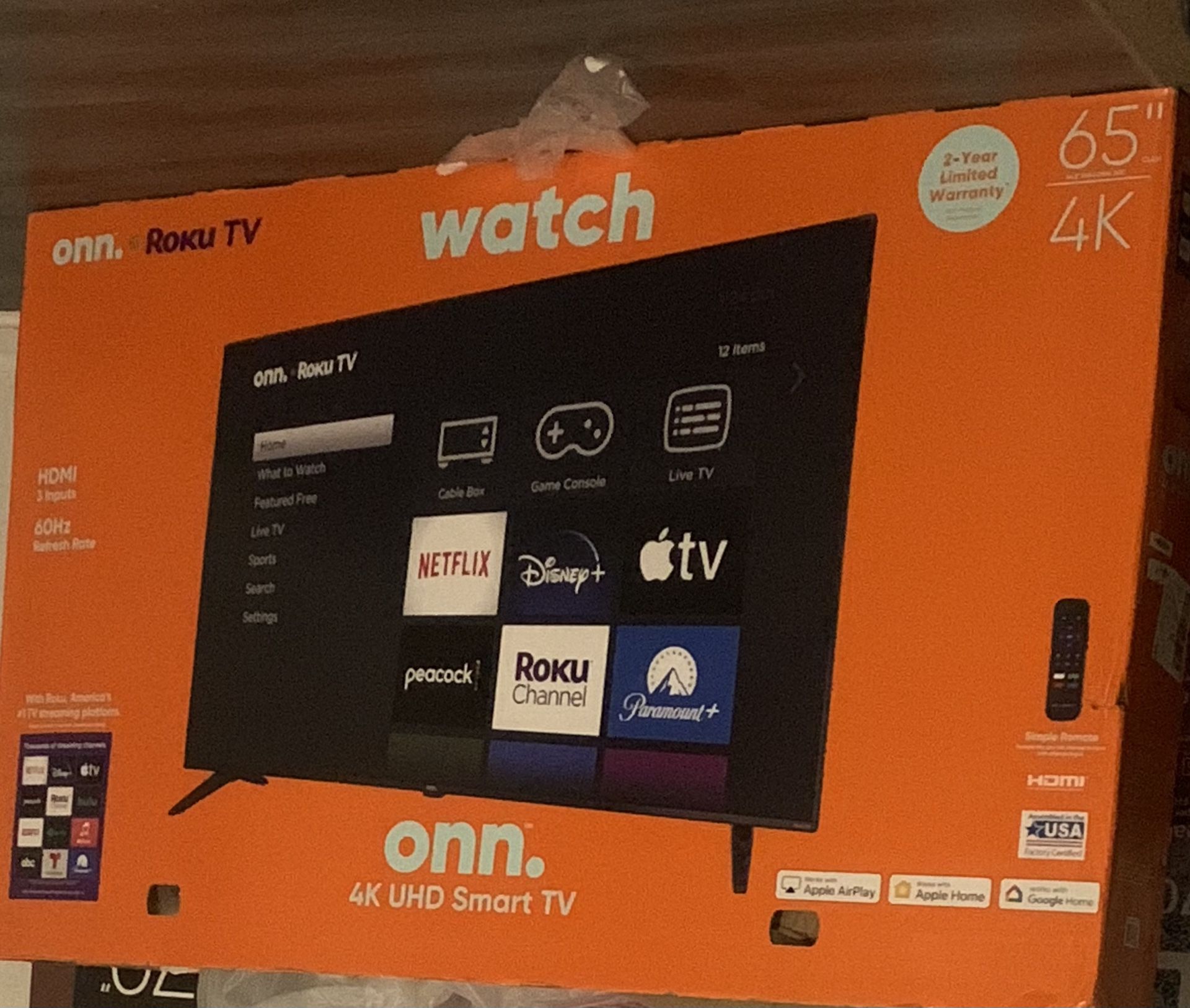 Onn. 4K UHD Smart TV (Roku) 