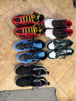 Lot of 5 men’s Jordan shoes