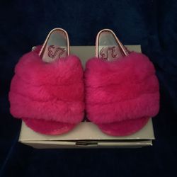 Ugg Fluff Yeah Slide (hot pink) 