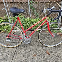 Middle 80's Raleigh Pursuit road bike, 21 1/2" frame, 12 speed

