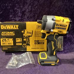 🧰🛠DEWALT ATOMIC 20V MAX Brushless 1/2” Var. Speed Impact Wrench-BRAND NEW CONDITION!(Tool Only)-$180!🛠🧰