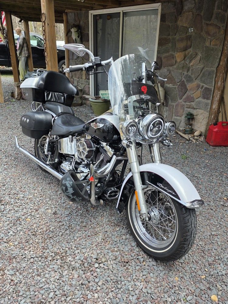 2007 Softail deluxe Flstn