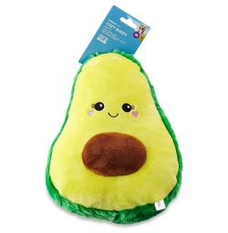 Vibrant Life Cozy Buddy Avocado Plush, Medium, Chew Level 3