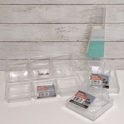 NEW Clear Acrylic Cosmetics Organizers Lot PRICE FIRM