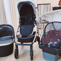 UPPAbaby Set Of 3 (Stroller,
Bassinet,
Infant car seat)