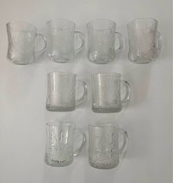 GLASSES  CUPS   “ TEA / COFFEE  / HOT  CHOCOLATE  “