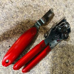 Red-Handled Can Opener & Peeler Set