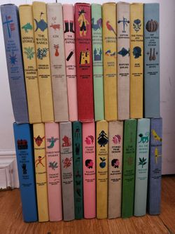 Vintage collection of 21 Junior Deluxe Editions hardcover books