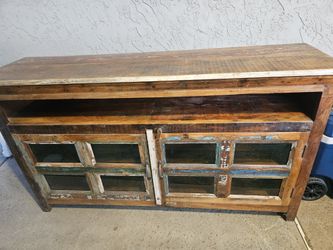 Vintage TV Stand Wood Table