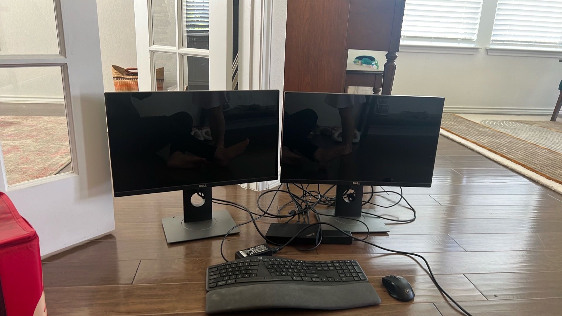 2 Dell Monitors + ThinkPad Docking Station + Logi keyboard