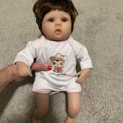 22" Reborn Doll In A Stroller
