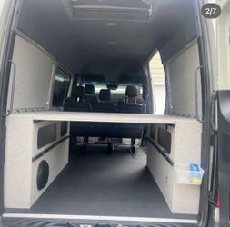 Sprinter 144 Panel Bed w/ Removable Panels And Seating