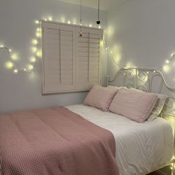 Ikea Leirvik White Bed Frame