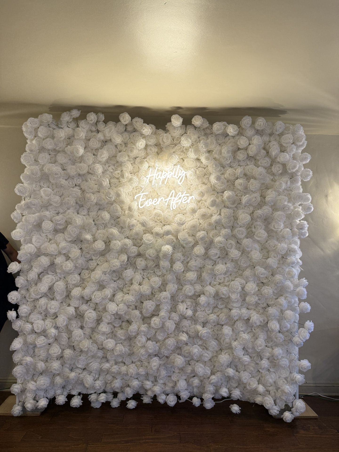 Flower Wall Backdrop 8x8