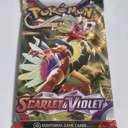 Pokemon Scarlet & Violet Booster Pack - 10 Cards / Pack - Random Art - SEALED