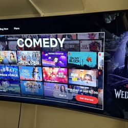SAMSUNG 55” Curved 4K FULL 3D 2160p UHD SmartTV  (w/ full motion wall mount)