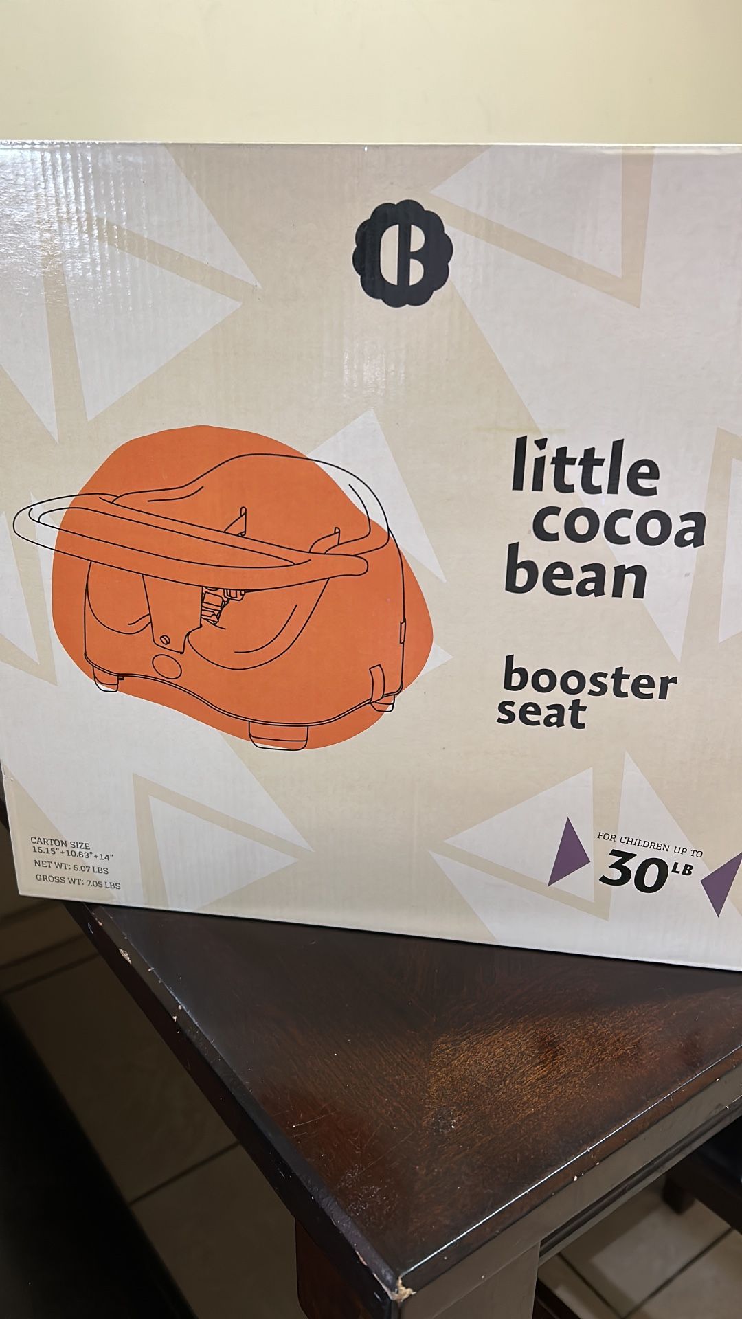 Little Cocoa Bean Booster Seat 