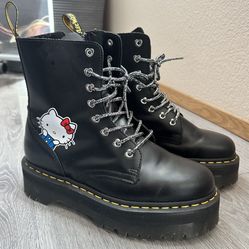 Limited Edition Dr. Martens Hello Kitty Platform Boots