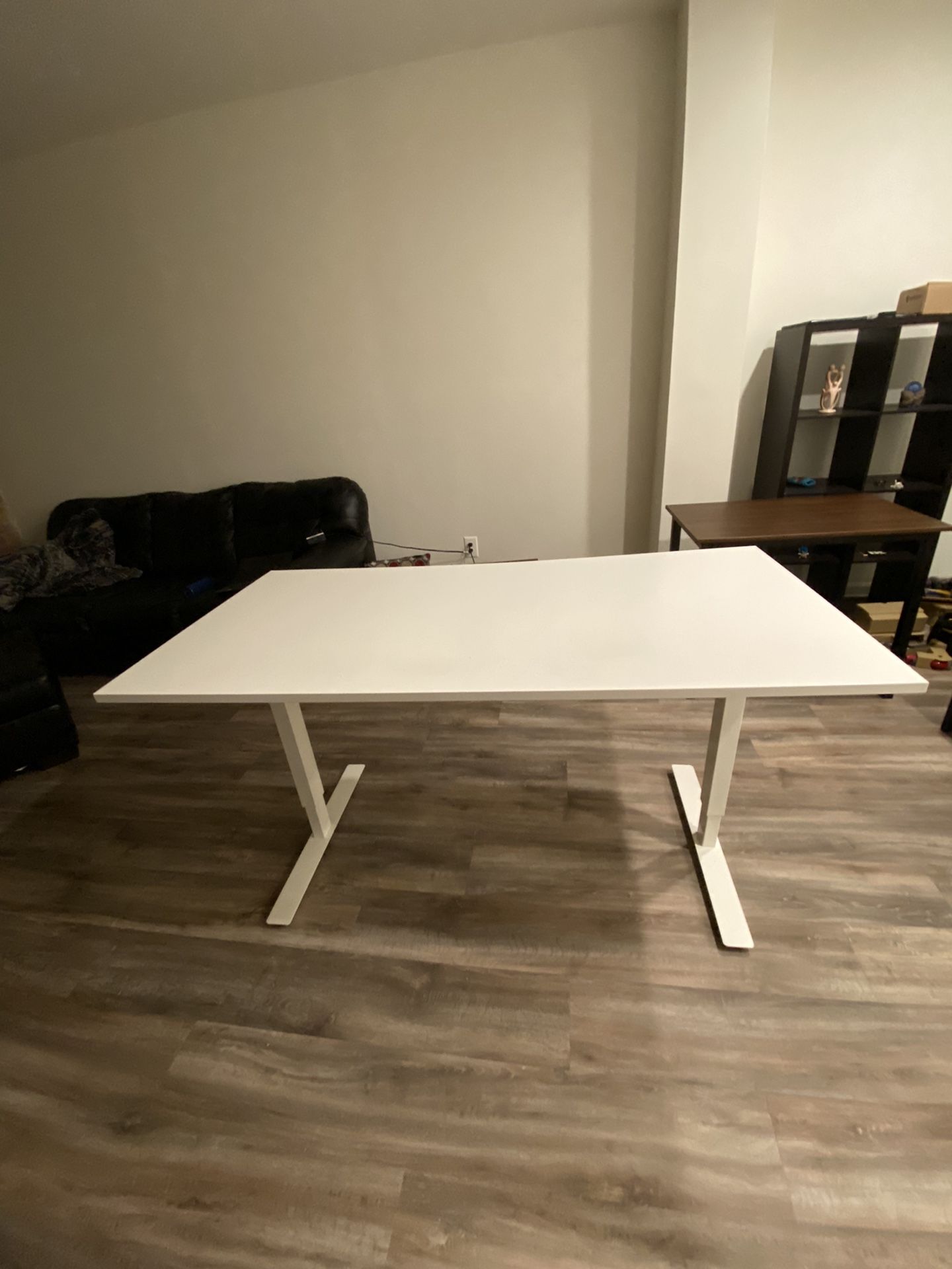 Large Standing Desk Adjustable Height IKEA Skarsta
