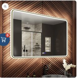 Brand New Huge 48x24 LED Mirror 