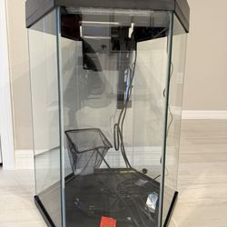 20 Gallon Hexagon Fish Tank