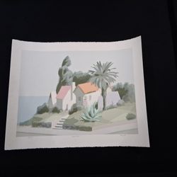 Ocean View Serigraph By William Buffet 28 Of 150 Made